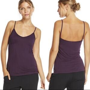 Fabletics Sweet Pea Luxe Bordeaux/Purple Camisole Tank Top Medium